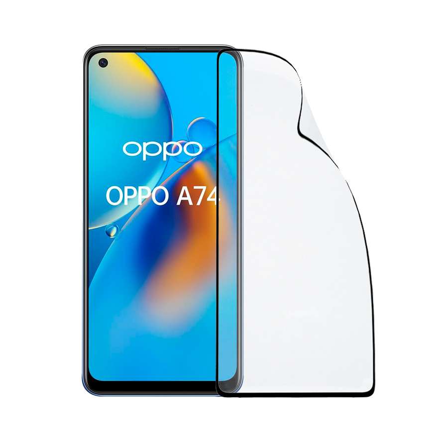 Cristal Templado Completo Irrompible para Oppo Reno8 Lite 5G