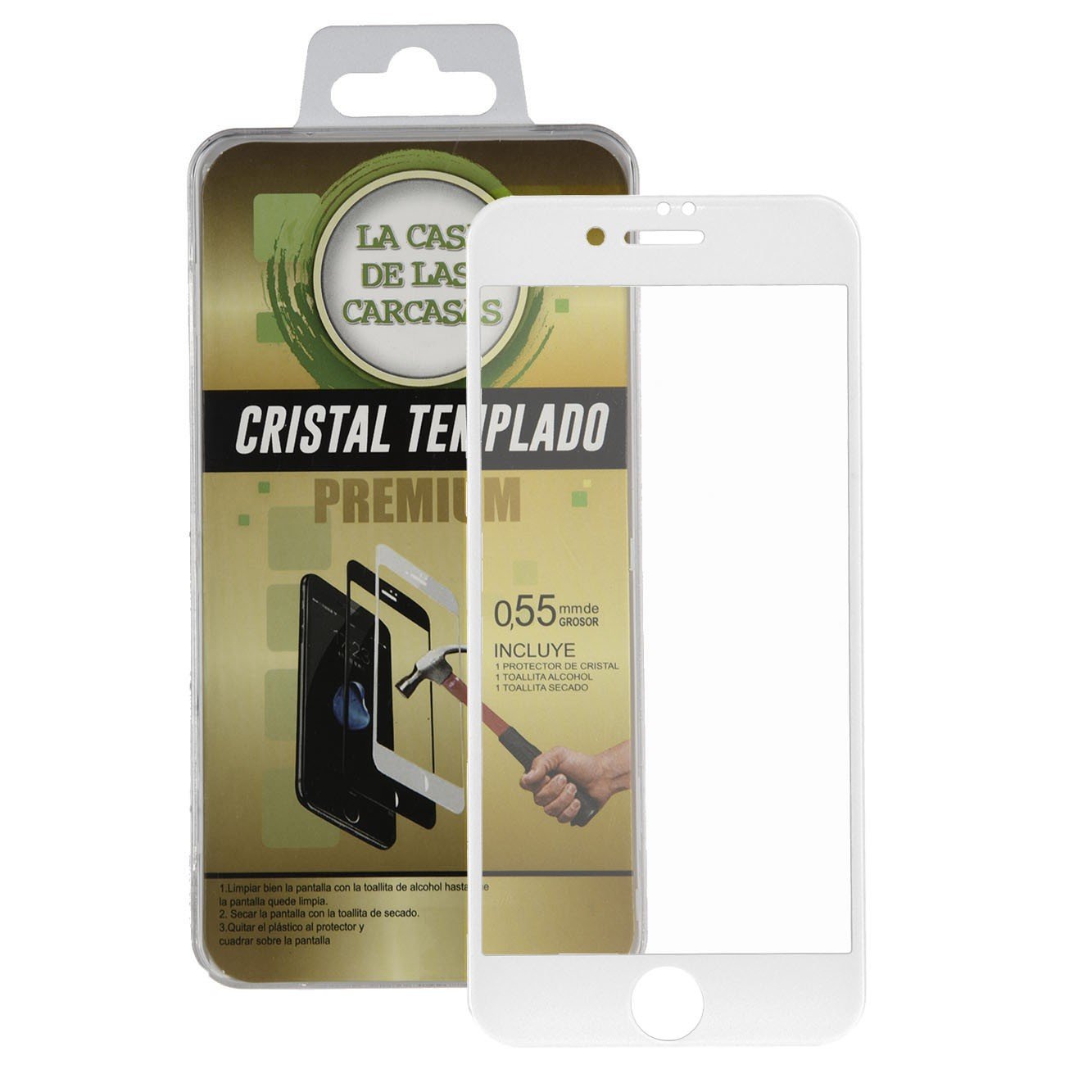 Cristal Templado Completo para iPhone 6