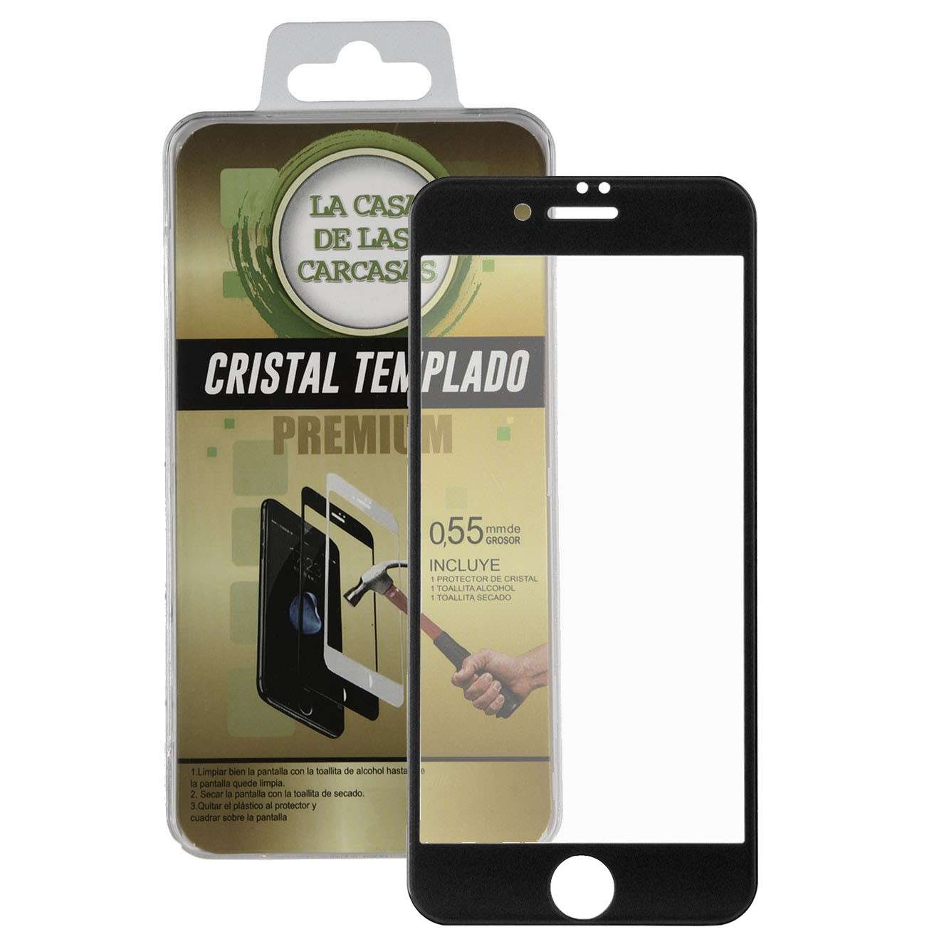 Cristal Templado Completo para iPhone 6 Plus