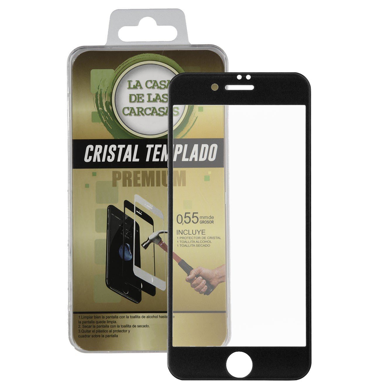 Cristal Templado Completo para iPhone 6 Plus