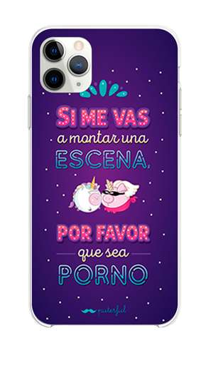 Funda Móvil Diseño Puterful - Si me vas a montar una escena