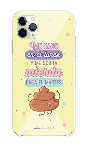 Funda Móvil Diseño Puterful - Me cago en el lunes