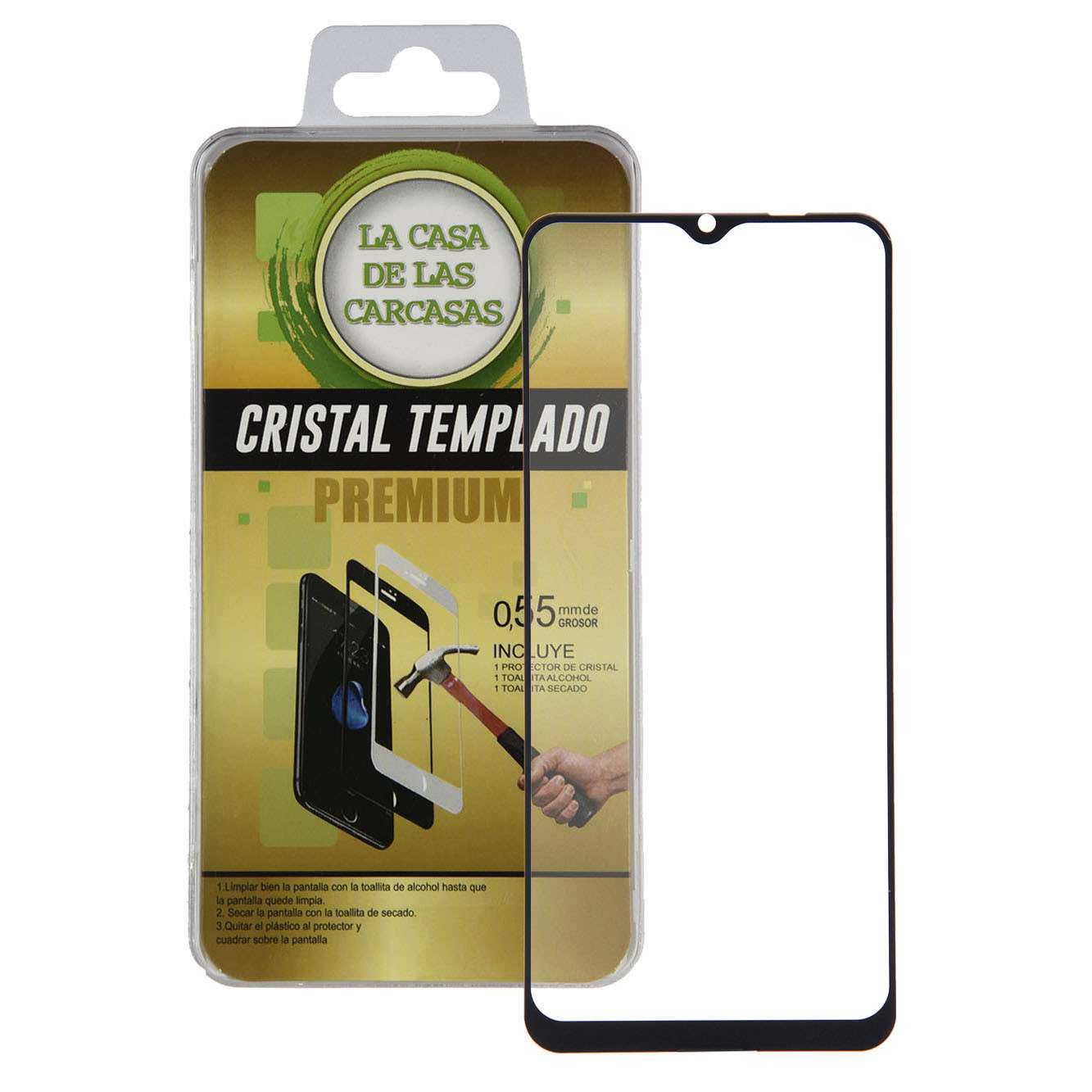 Cristal Templado Completo para Oppo A91