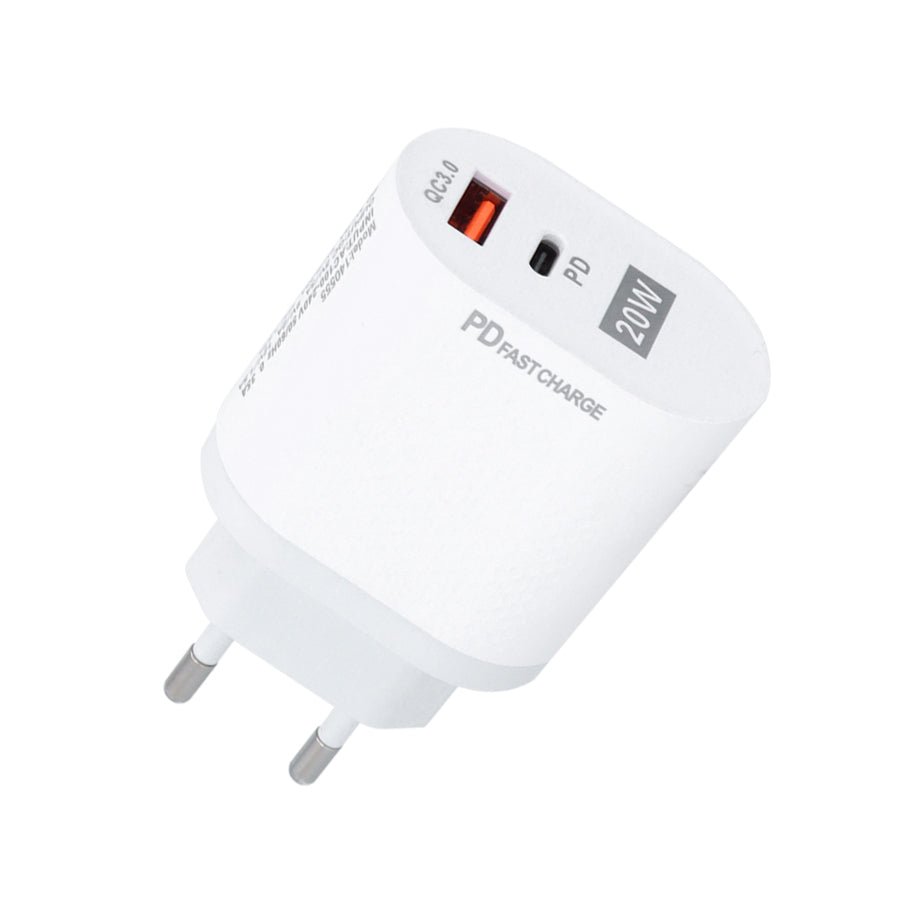 Cargador - Enchufe Tipo USB + C - 20W