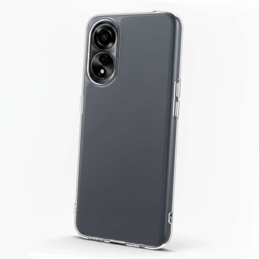Funda Silicona Transparente para Oppo A78 5G