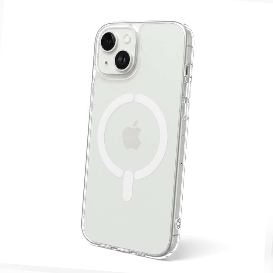 Funda Transparente Logo Compatible con Magsafe para iPhone 15