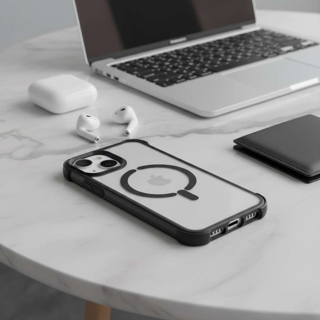 Funda Bumper Compatible con Magsafe para iPhone 15