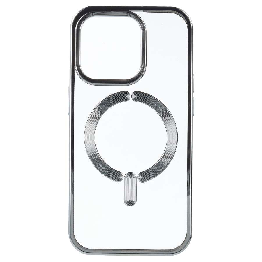 Funda Iron Logo Compatible con MagSafe para iPhone 15 Pro