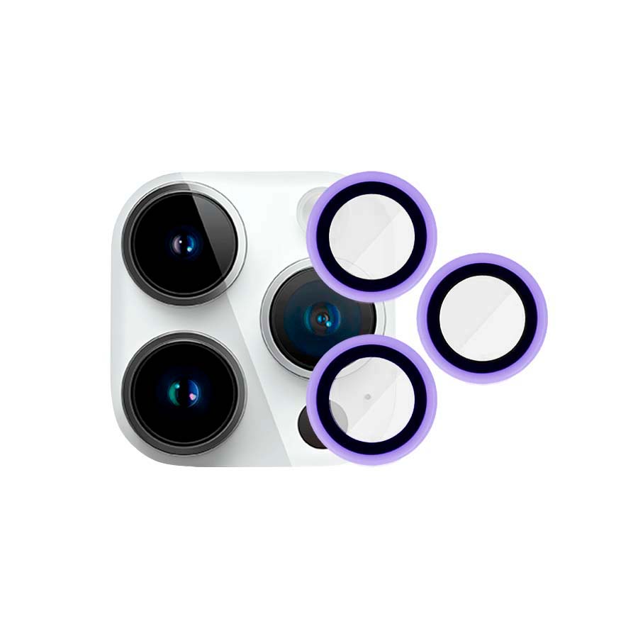 Cubre Objetivo Fluorescente para iPhone 15 Pro Max