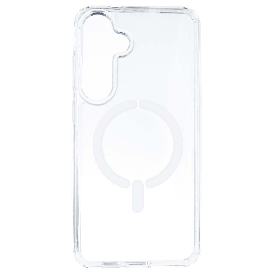 Funda Transparente Logo Compatible con Magsafe para Samsung Galaxy S24 Plus