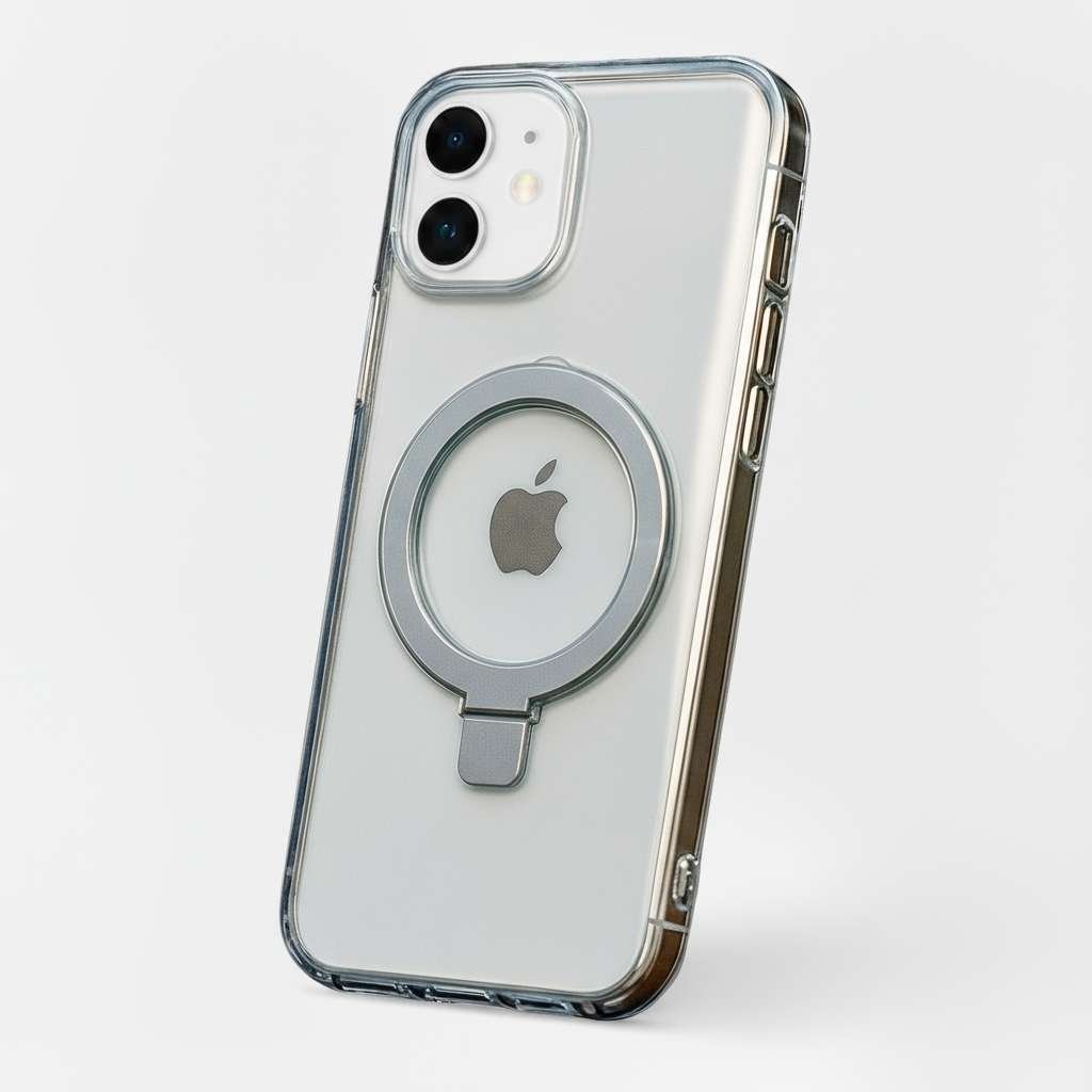 Funda Transparente Compatible con MagSafe Ring para iPhone 12