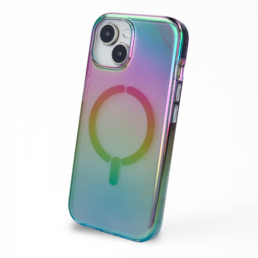 Funda Purpurina Compatible con MagSafe para iPhone 13