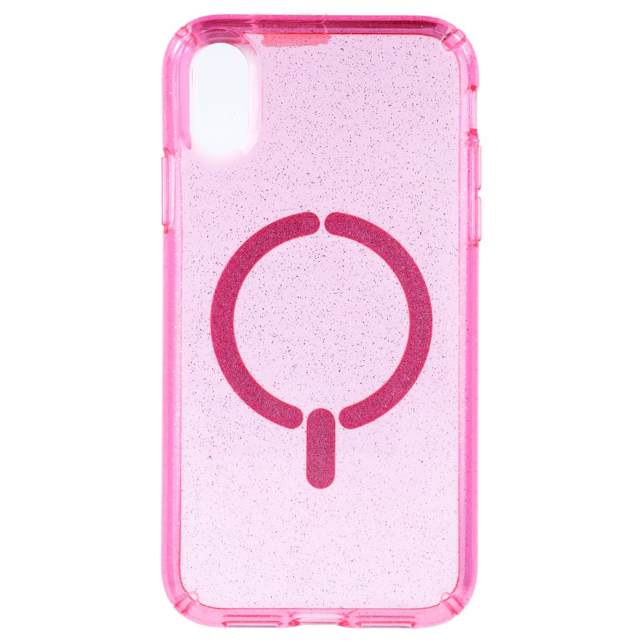 Funda Purpurina Compatible con MagSafe para iPhone XR
