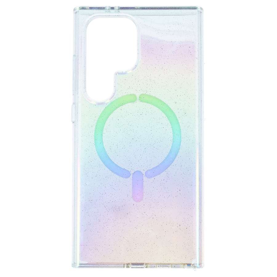 Funda Purpurina Compatible con MagSafe para Samsung Galaxy S23 Ultra