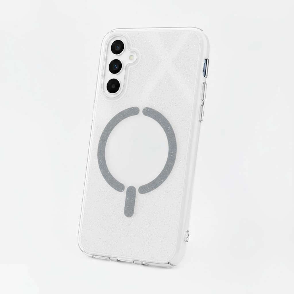 Funda Purpurina Compatible con MagSafe para Samsung Galaxy S24