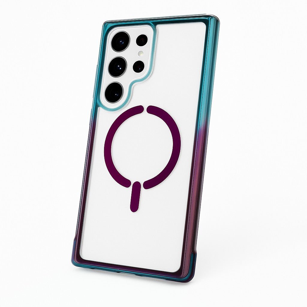 Funda Bumper Reforzada Degradada compatible con MagSafe para Samsung Galaxy S24 Ultra