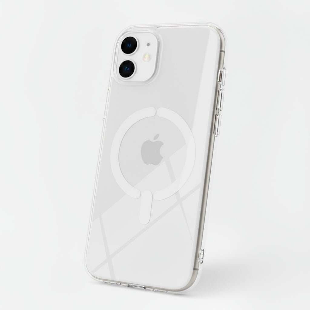 Funda Transparente Antiyellow Compatible con MagSafe para iPhone 12