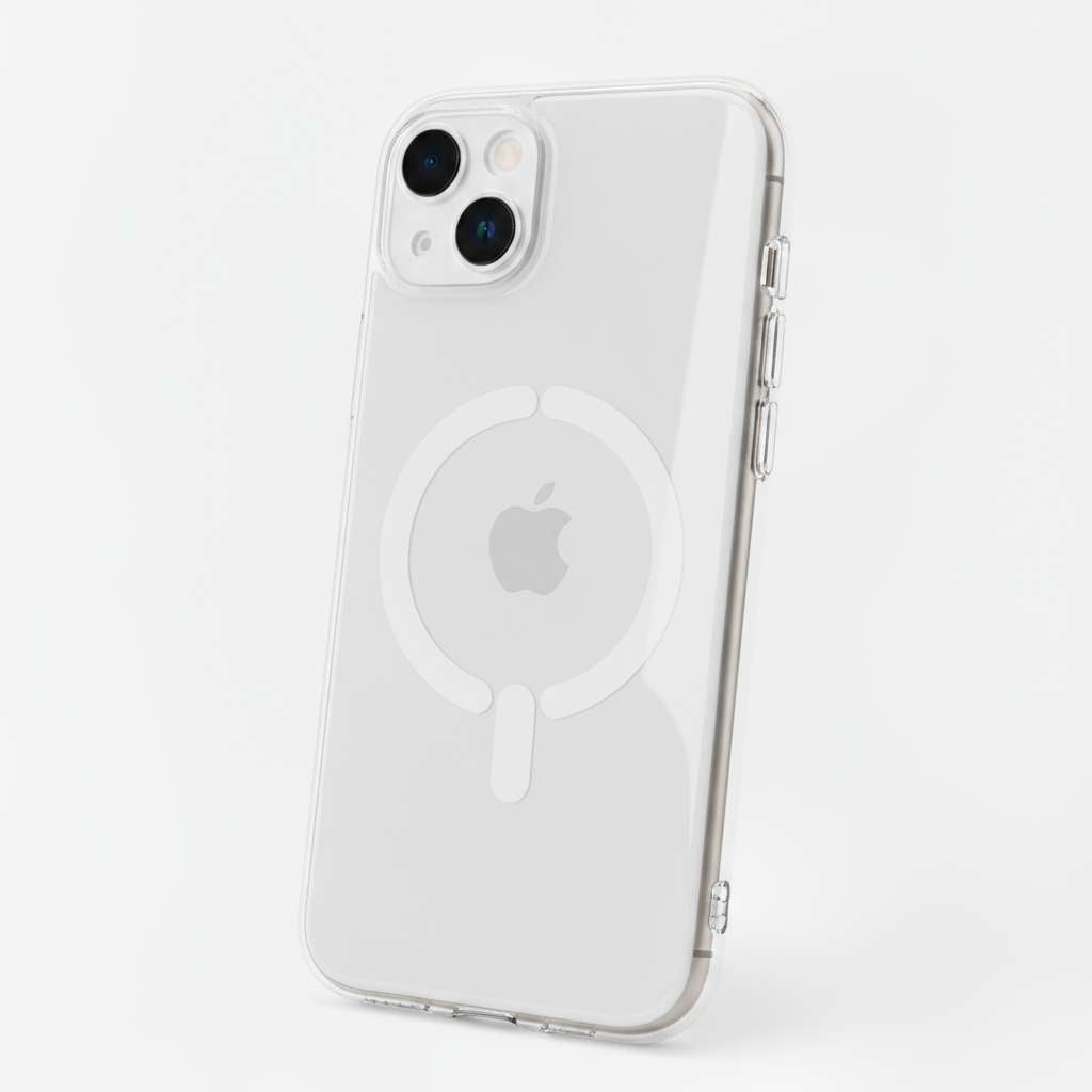 Funda Transparente Antiyellow Compatible con MagSafe para iPhone 15 Plus