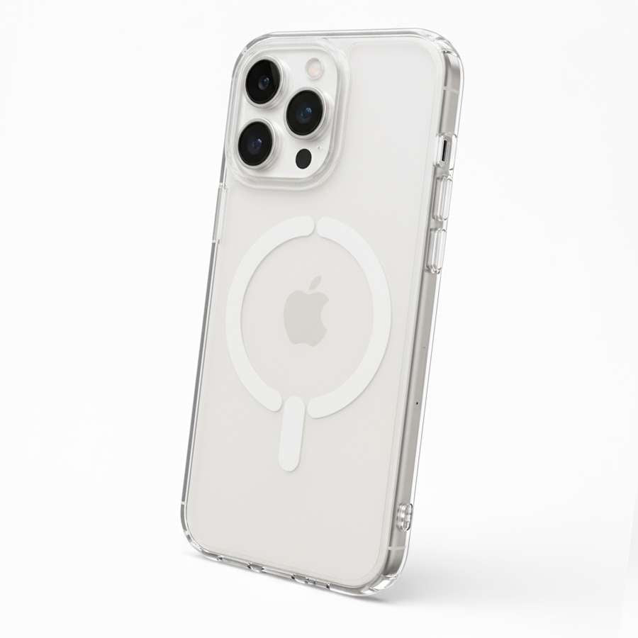 Funda Transparente Antiyellow Compatible con MagSafe para iPhone 16 Pro Max