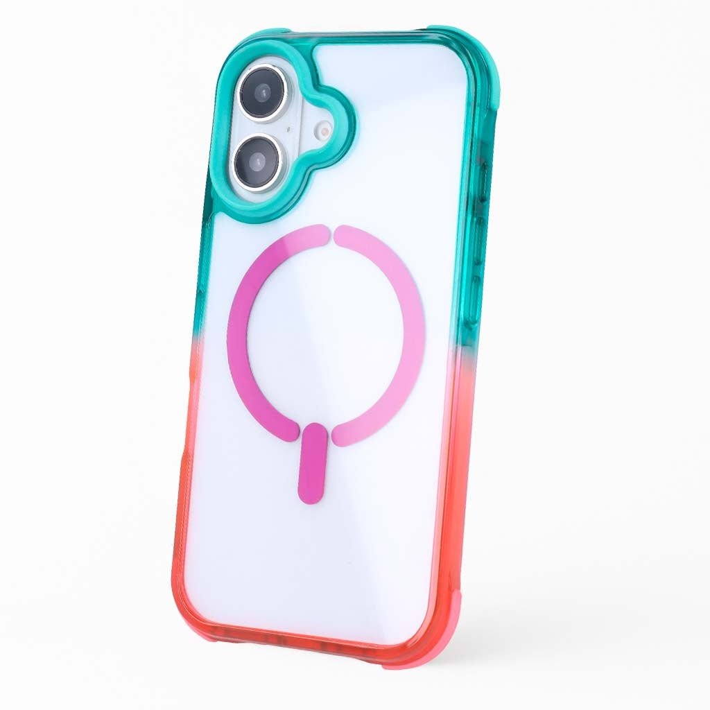 Funda Bumper Reforzada Degradada compatible con MagSafe para iPhone 16