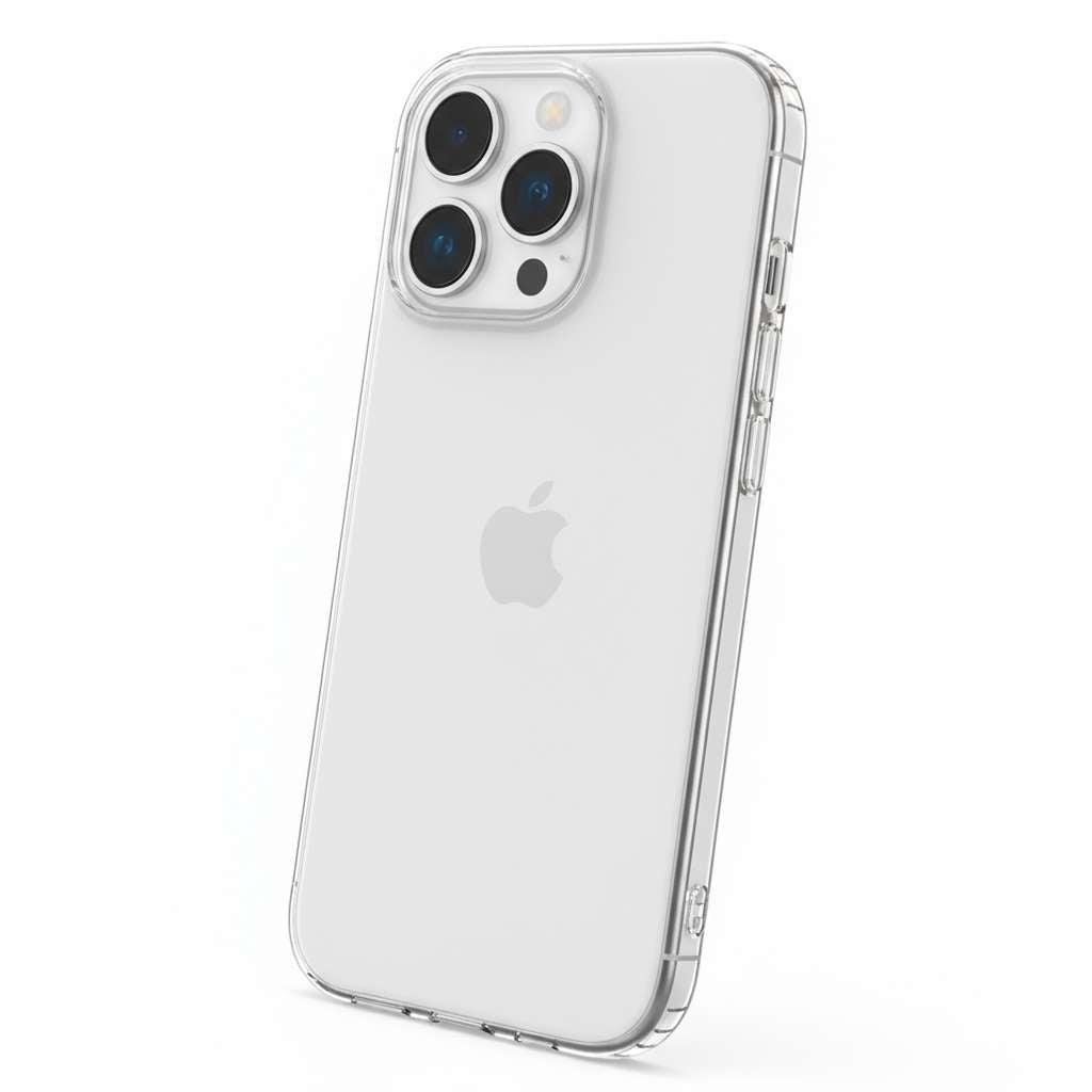 Funda Silicona Transparente para iPhone 16 Pro