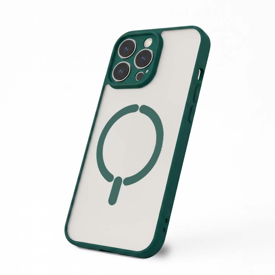 Funda Bumper Compatible con Magsafe con Cubre cámara para iPhone 16 Pro