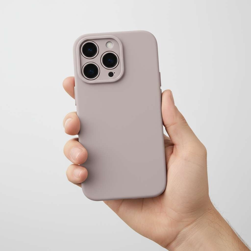 Funda Ultra suave con Cubre cámara para iPhone 16 Pro Max