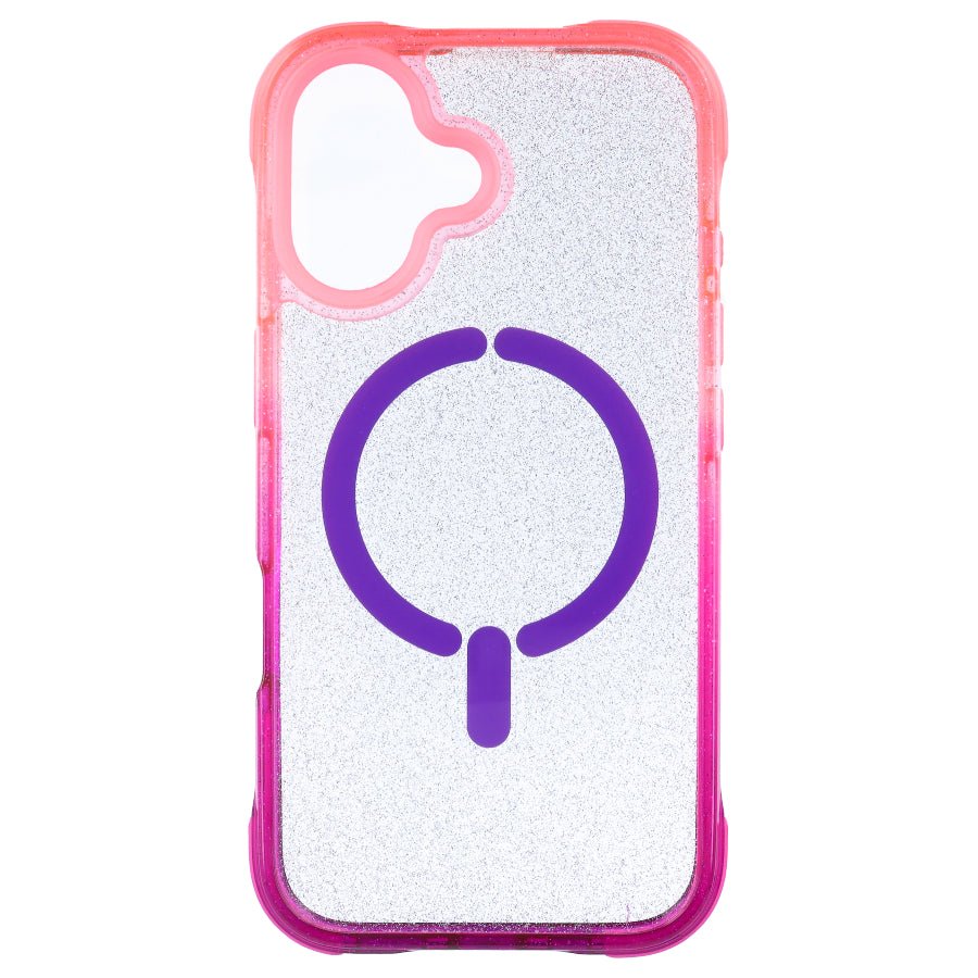 Funda Bumper Reforzada Degradada compatible con MagSafe para iPhone 16 Plus