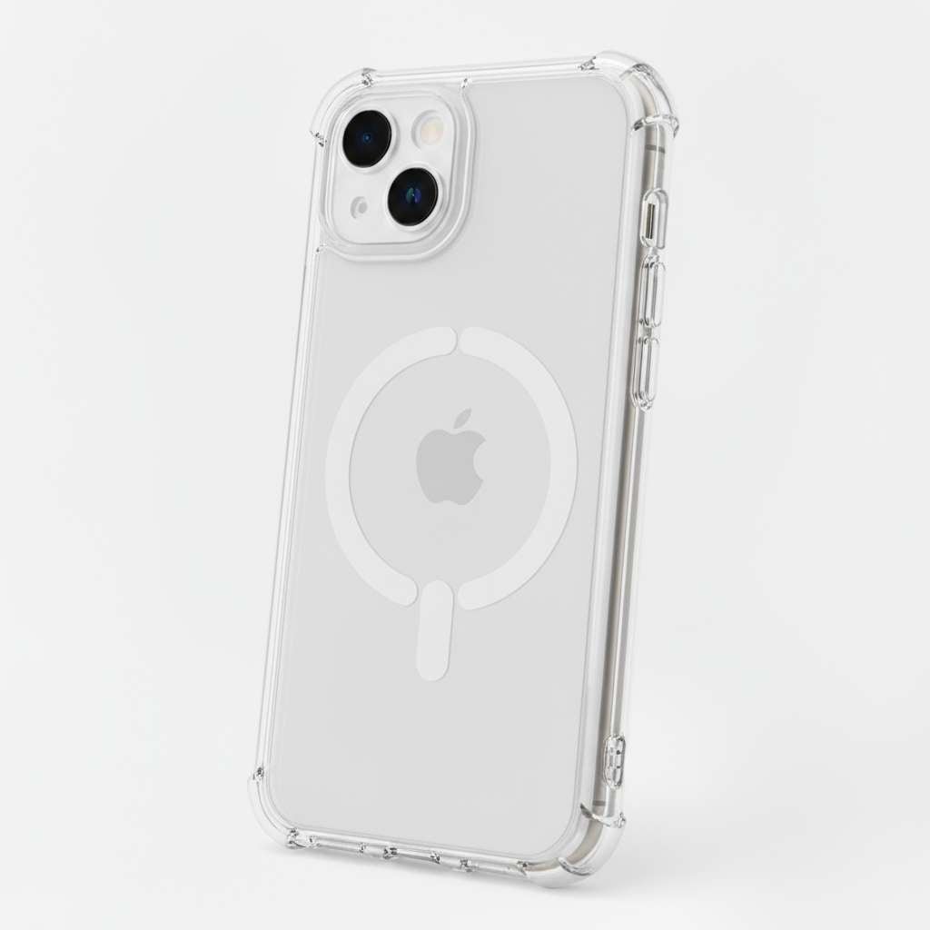 Funda Reforzada Antiyellow Compatible con MagSafe para iPhone 15 Plus
