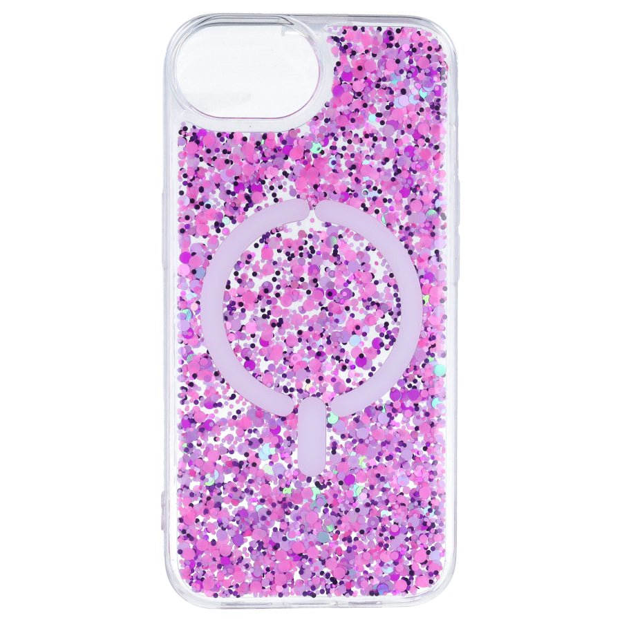 Funda Ring Glitter Compatible con Magsafe para iPhone 16e