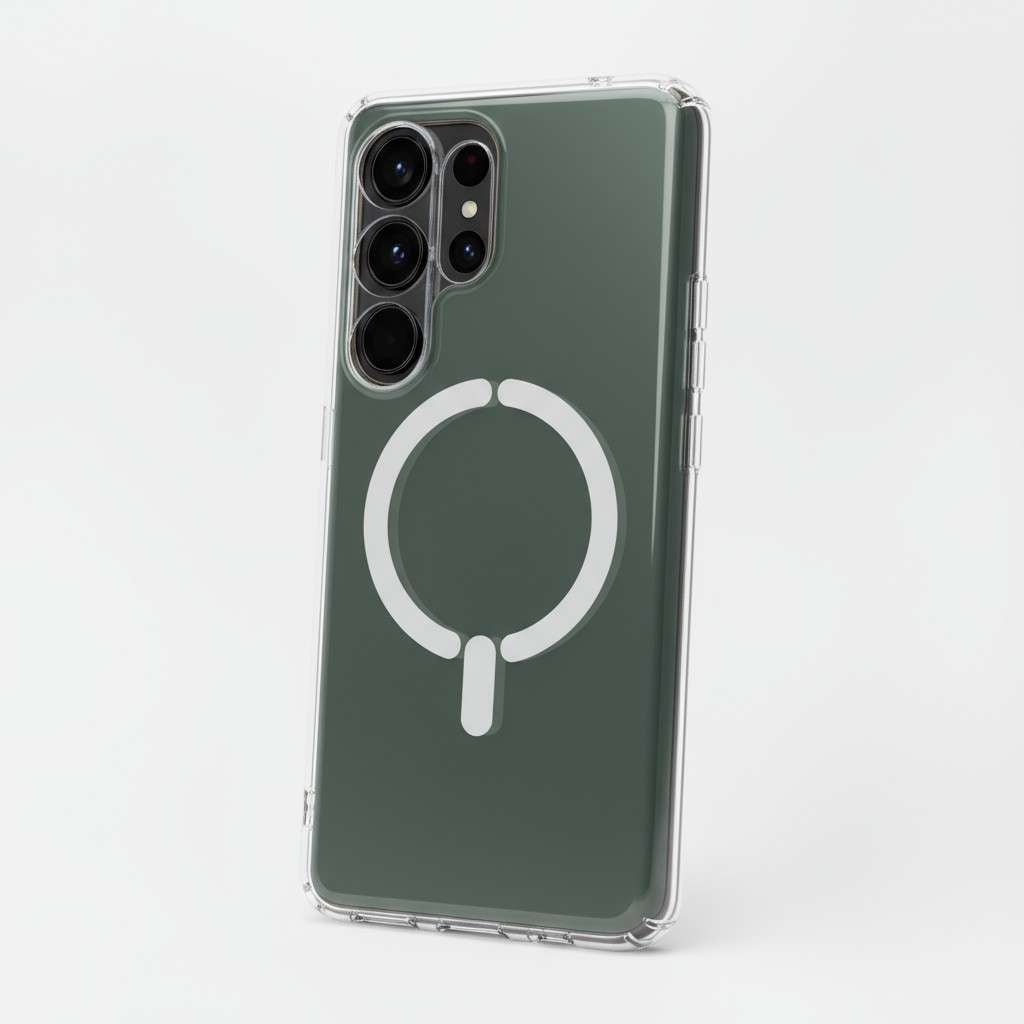 Funda Reforzada Antiyellow Compatible con MagSafe para Samsung Galaxy S25 Ultra