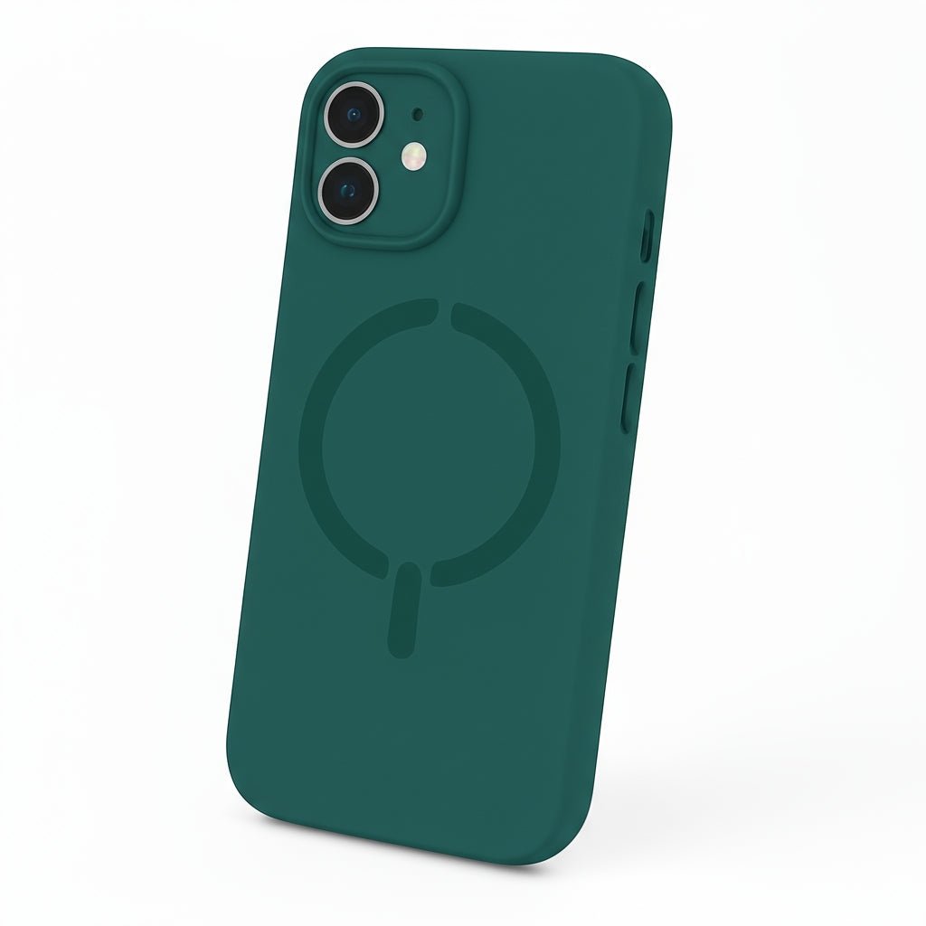 Funda Compatible con MagSafe con Cubre Cámara para iPhone 12