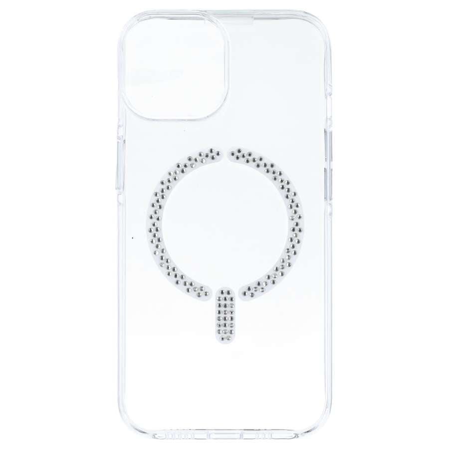 Funda Antiyellow Compatible con MagSafe con Brillantes para iPhone 15