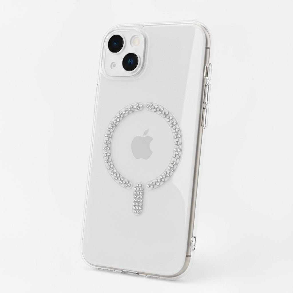 Funda Antiyellow Compatible con MagSafe con Brillantes para iPhone 14 Plus