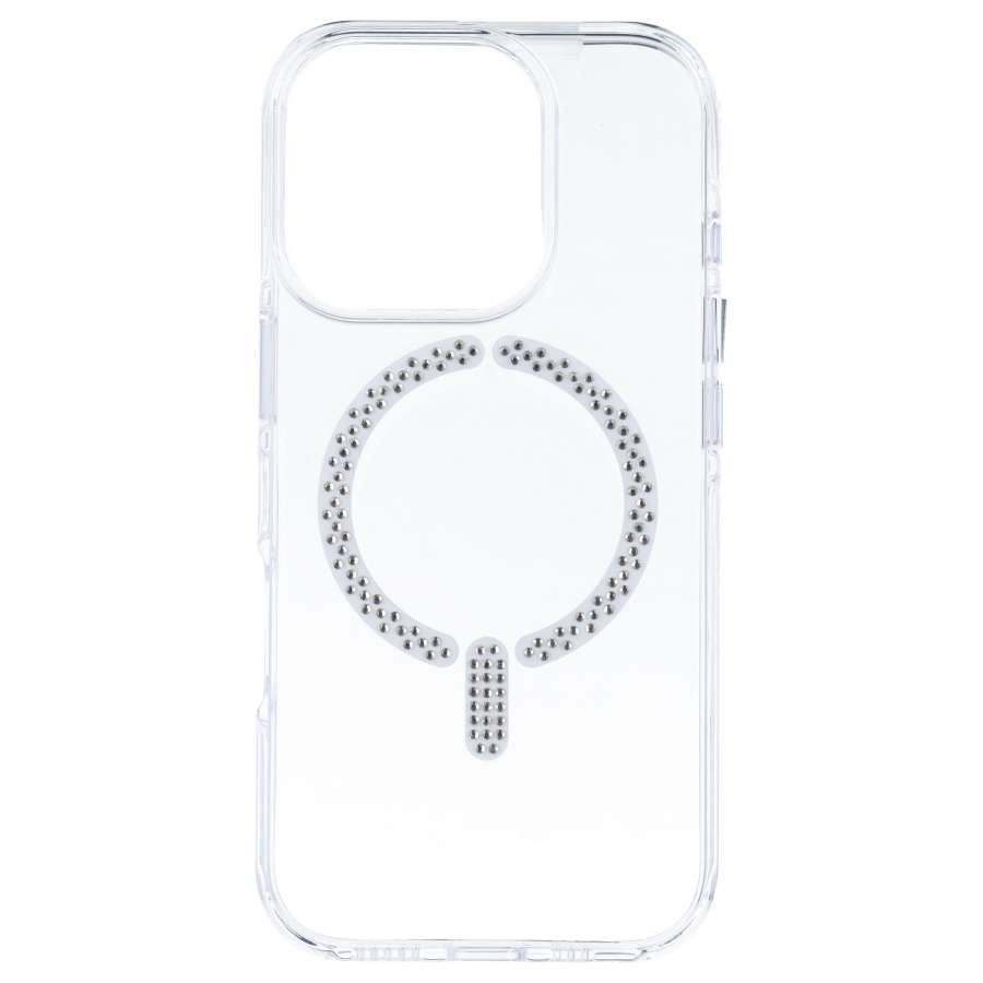 Funda Antiyellow Compatible con MagSafe con Brillantes para iPhone 16 Pro Max