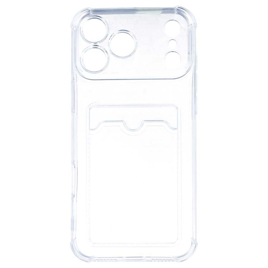 Funda Silicona Cubre con Tarjetero para iPhone 17 Pro Max