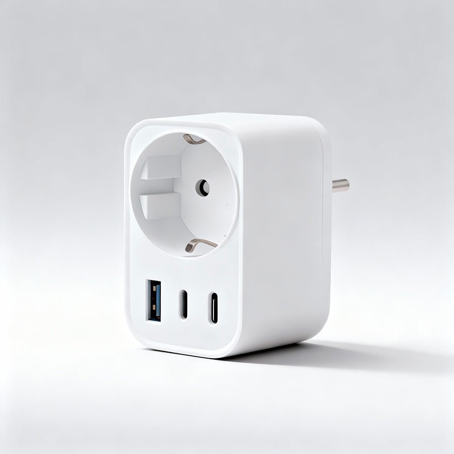 Cargador - Enchufe con Triple Puerto - 30W