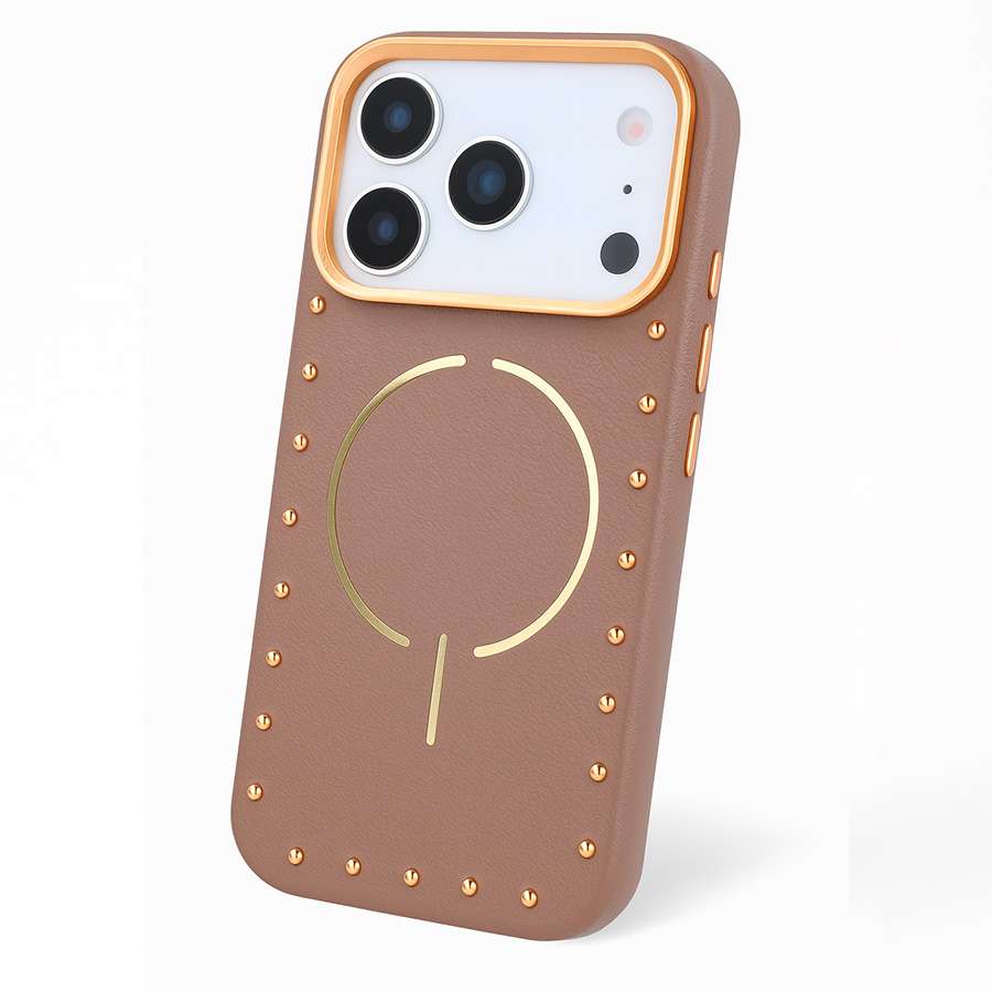Funda Tachas Compatible con MagSafe para iPhone 17 Pro Max