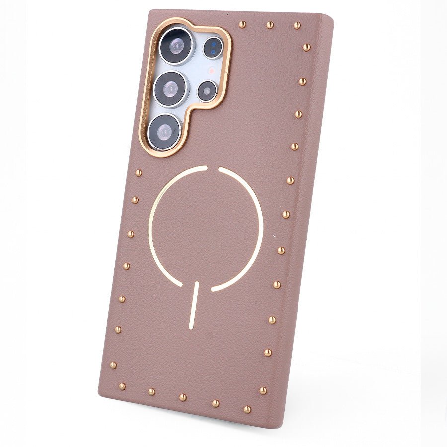 Funda Tachas Compatible con MagSafe para Samsung Galaxy S25 Ultra