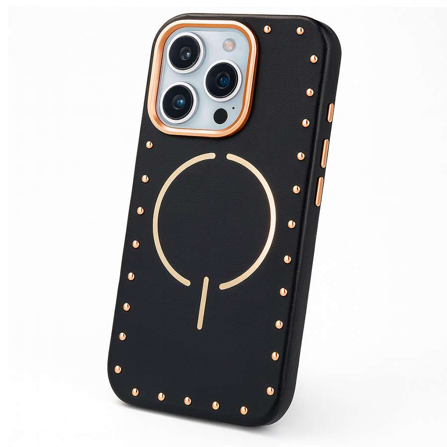 Funda Tachas Compatible con MagSafe para iPhone 14 Pro Max