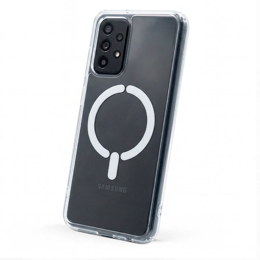 Funda Transparente Logo Compatible con Magsafe para Samsung Galaxy A53