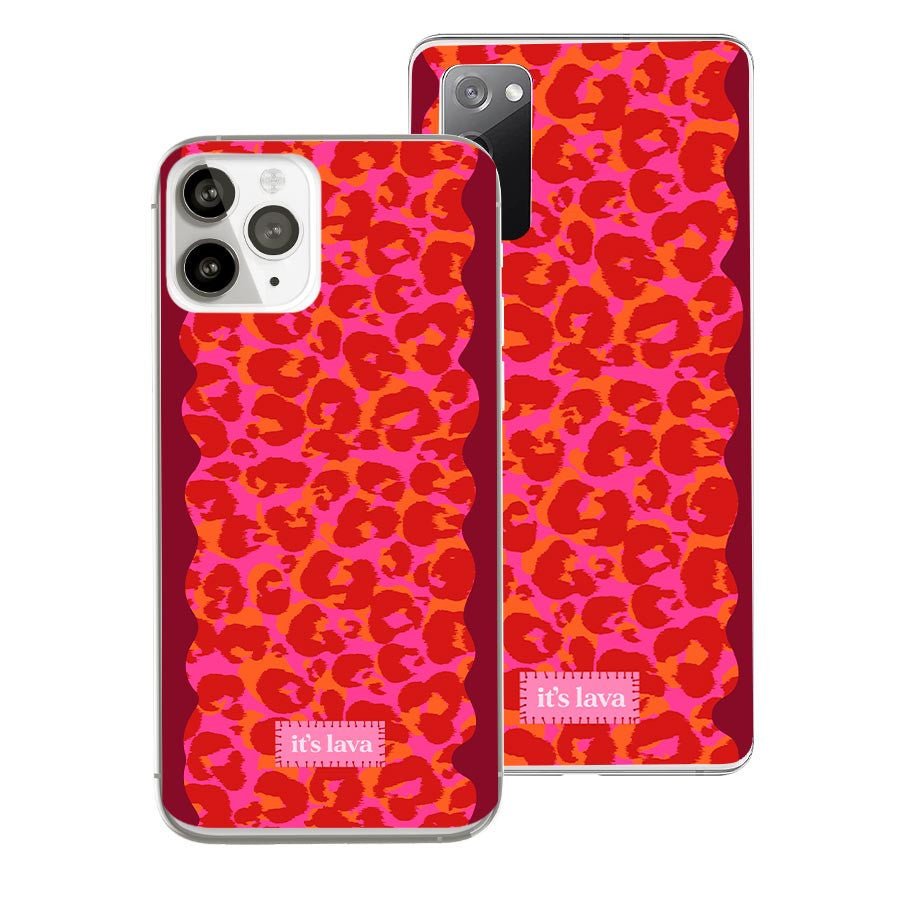 Funda It's Lava - Garnet Cheetah Tough