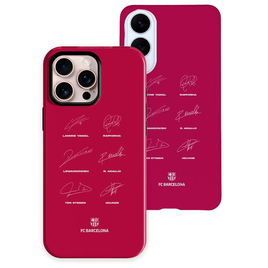 Funda Tough Oficial FC Barcelona - Assinaturas