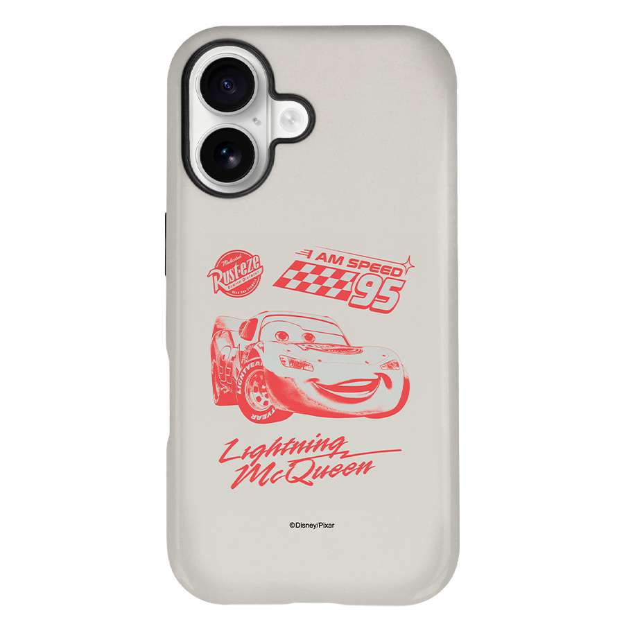 Funda Tough con diseño Lightning McQueen, colección oficial Disney Cars