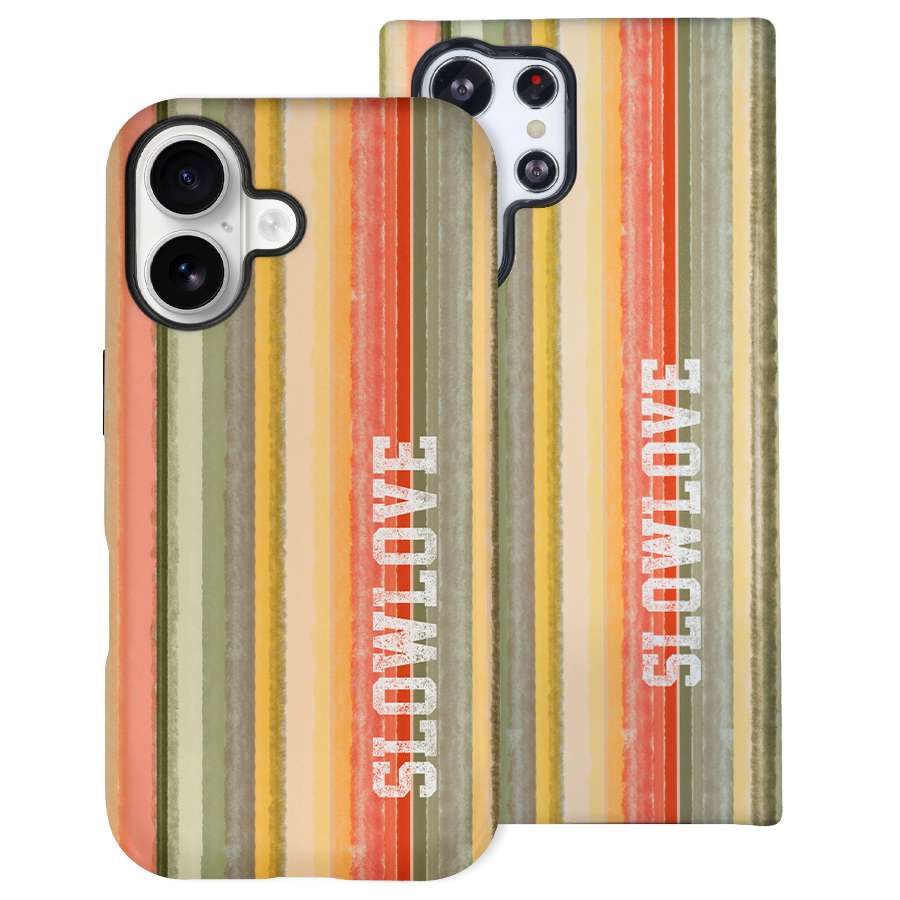 Funda Tough Slowlove - Rayas Logo