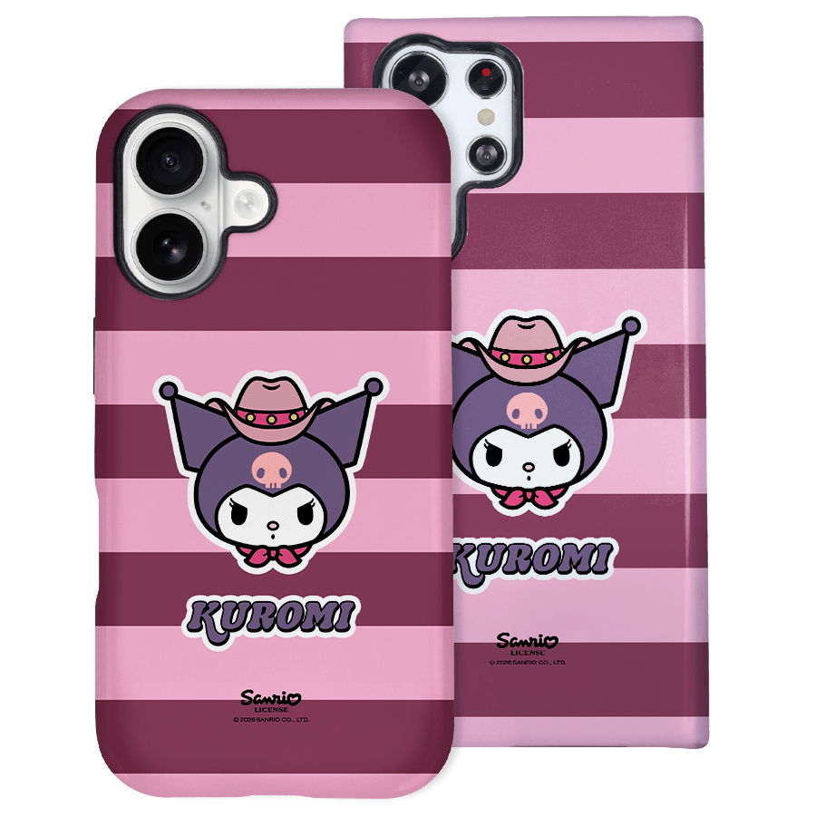 Funda oficial Kuromi Lines de Sanrio - Vista detalle diseño