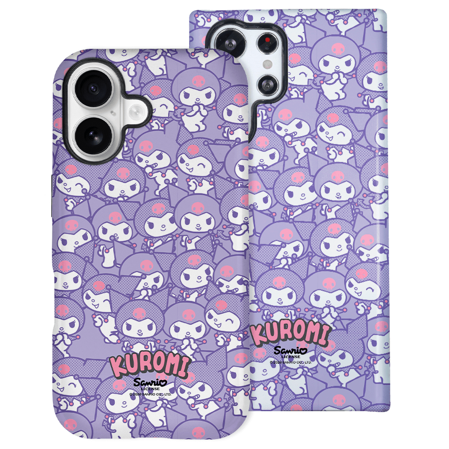 Funda oficial Kuromi Many de Sanrio - Vista detalle diseño